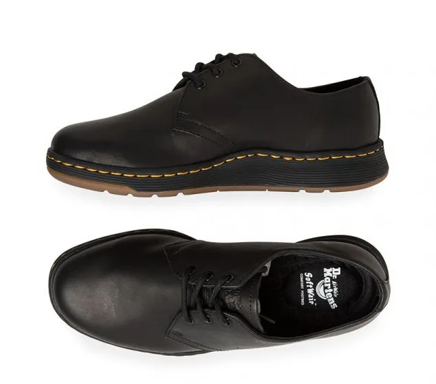 | MARTENS CAVENDISH Modern BLACK SHOE DR 3-EYE Anti-theft