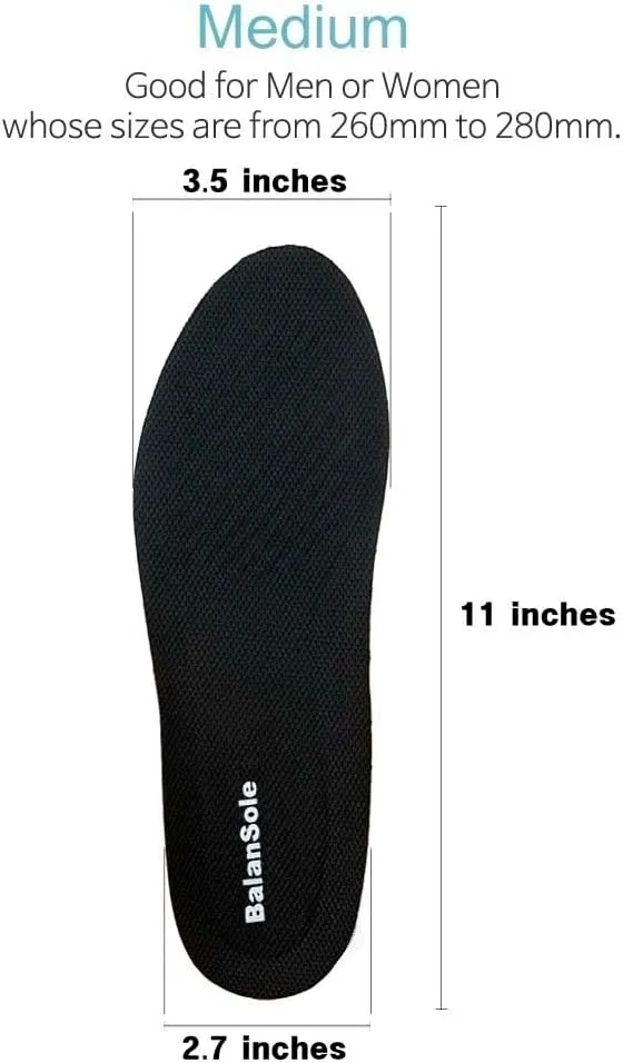 1 Inch Leg Length Discrepancy Full Length Insoles Lifts for Uneven HIPS (2 Lefts Medium)