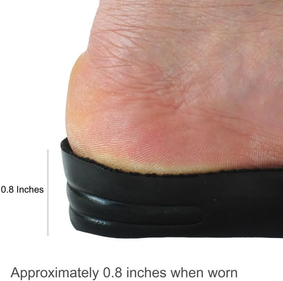 1 Inch Leg Length Discrepancy Full Length Insoles Lifts for Uneven HIPS (2 Lefts Medium)
