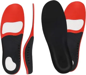 2 Pairs Plantar Fasciitis High Arch Support Insoles for Men/Women,Flat Feet Orthotic-Heel Pain Relief-Heavy Duty/Running Athletic Gel/Comfort Work Boot Shoe Inserts（S）