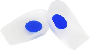 2pcs Heel Relief Silicone Shoe Pads for Height Increase Comfortable Heel Socks for Men Women Versatile Cushioned Inserts for Various Shoe Styles