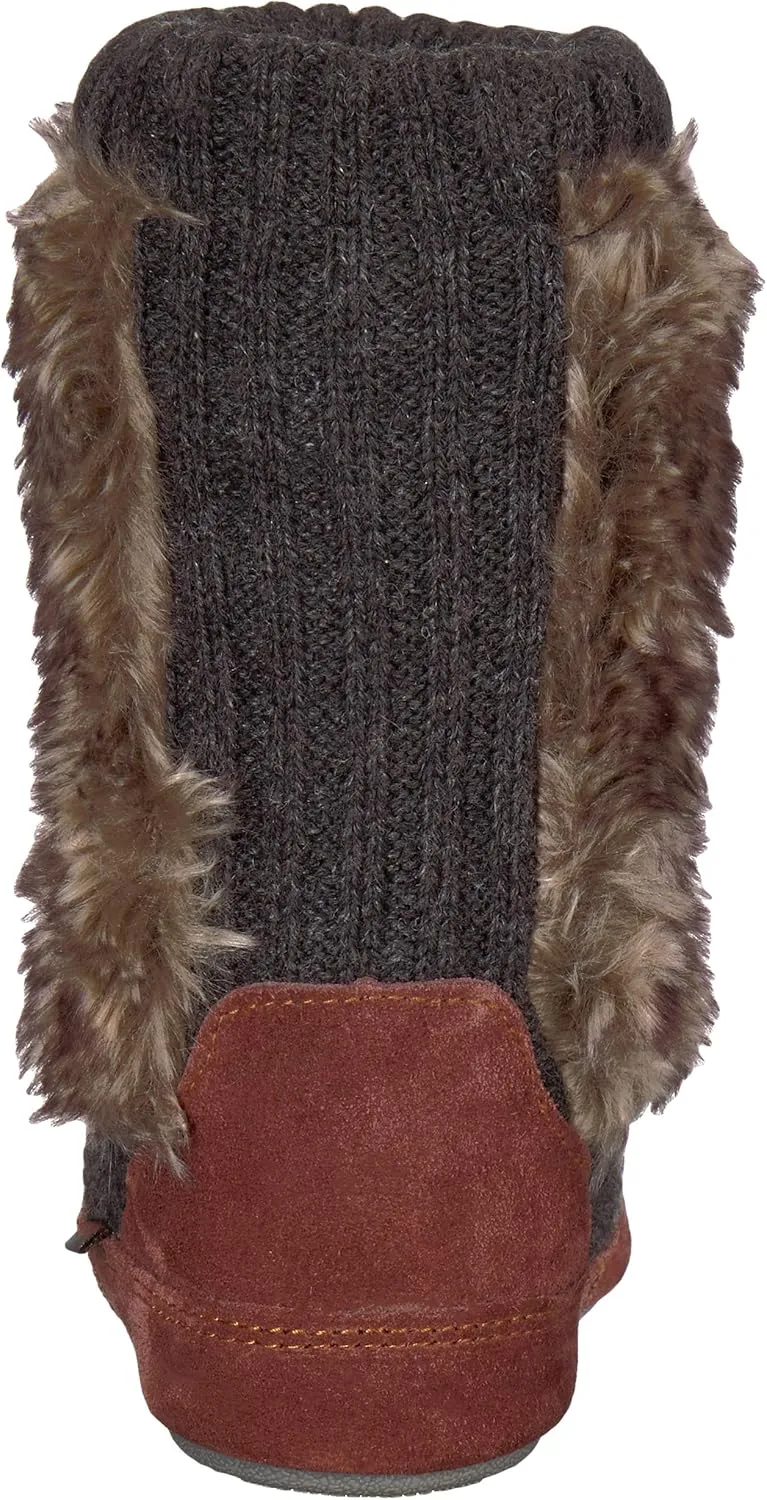 Acorn Unisex-Kid's Cozy Slouch Boot Slipper with Indoor/Outdoor Sole