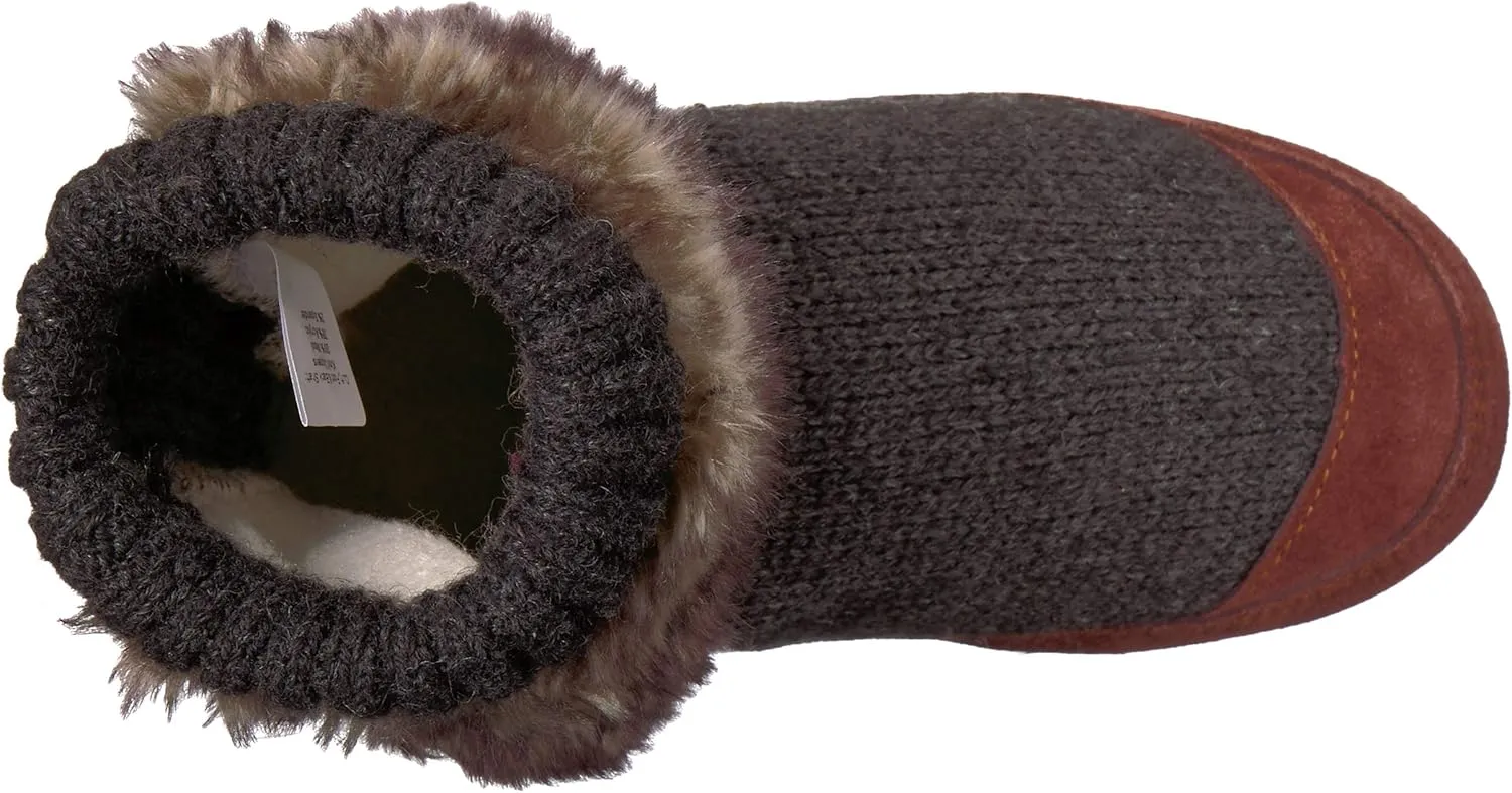 Acorn Unisex-Kid's Cozy Slouch Boot Slipper with Indoor/Outdoor Sole