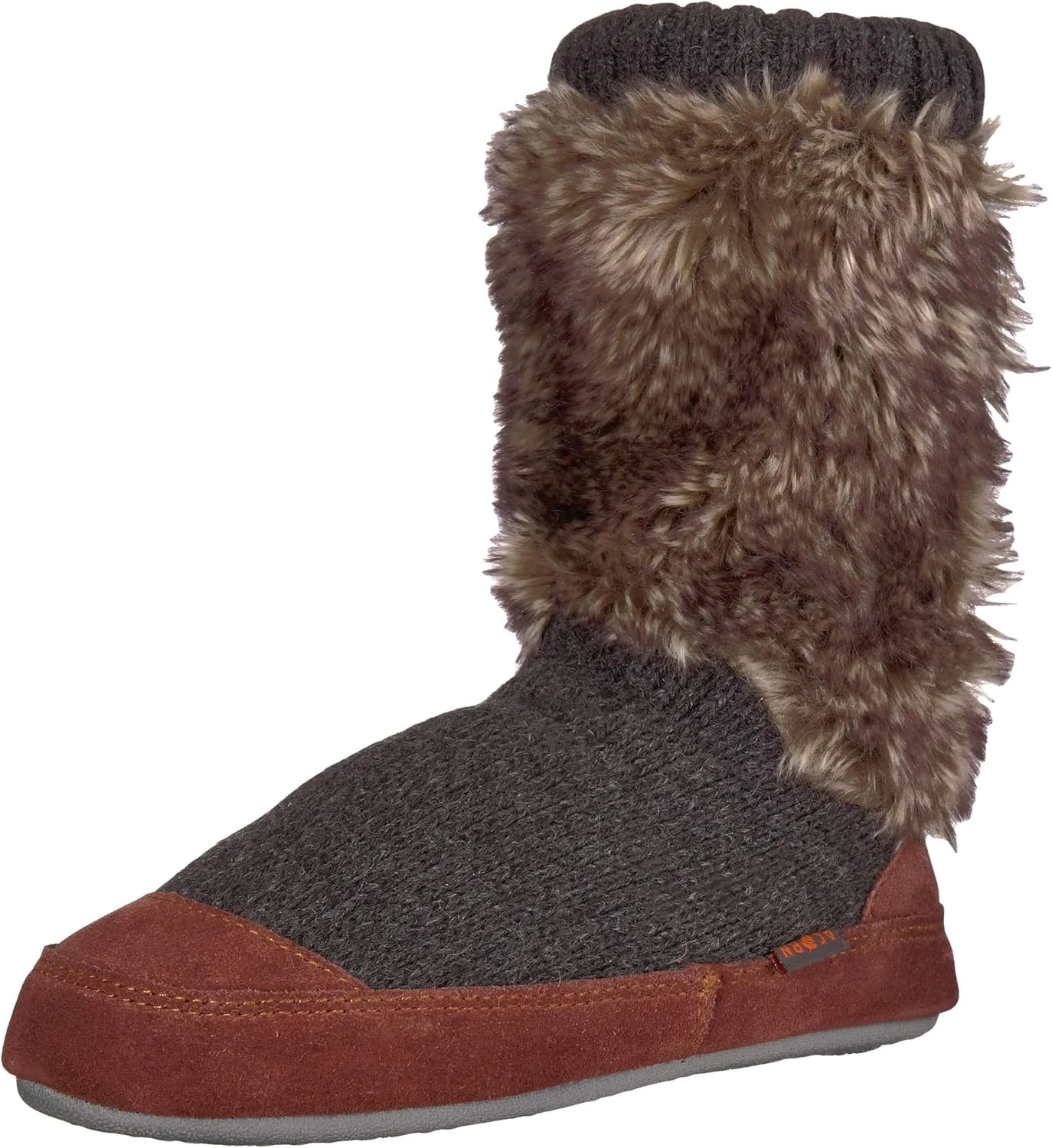 Acorn Unisex-Kid's Cozy Slouch Boot Slipper with Indoor/Outdoor Sole