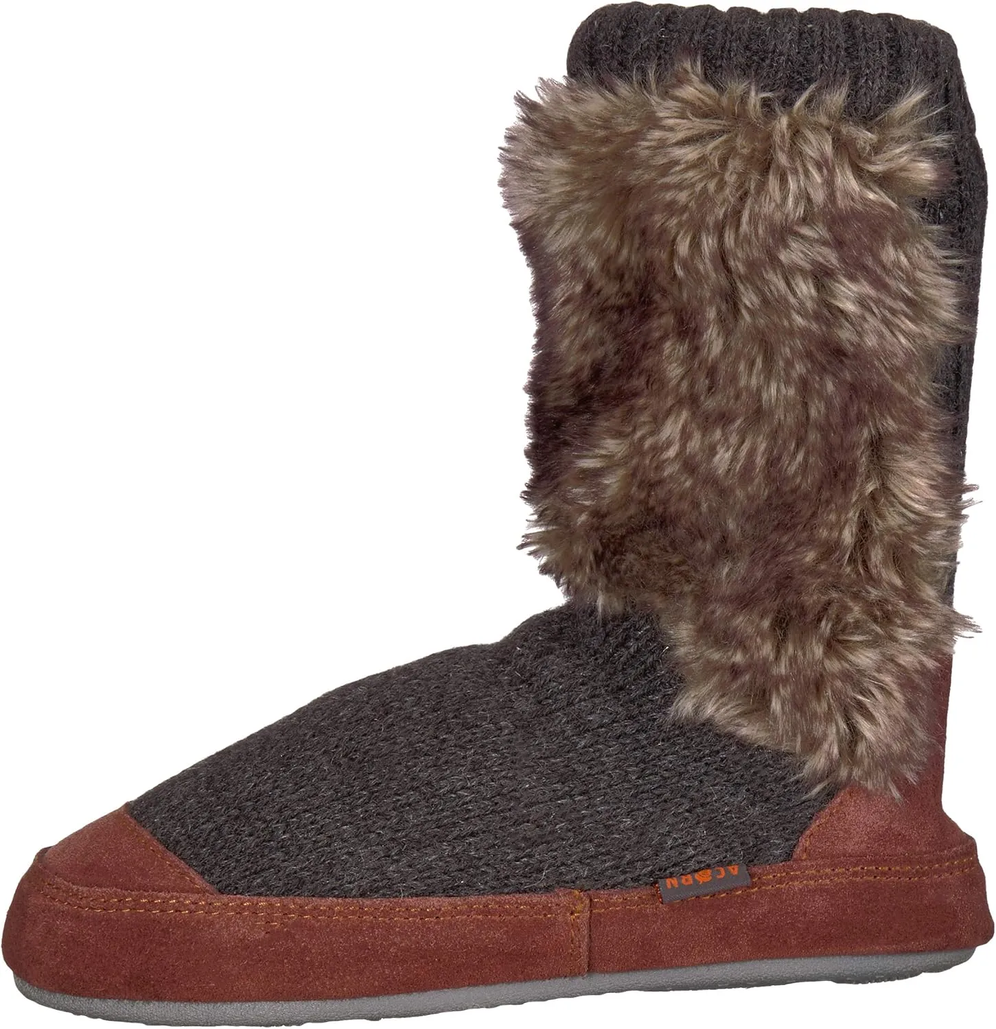 Acorn Unisex-Kid's Cozy Slouch Boot Slipper with Indoor/Outdoor Sole