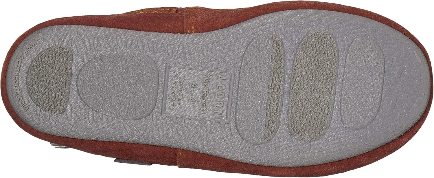 Acorn Unisex-Kid's Cozy Slouch Boot Slipper with Indoor/Outdoor Sole