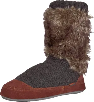 Acorn Unisex-Kid's Cozy Slouch Boot Slipper with Indoor/Outdoor Sole
