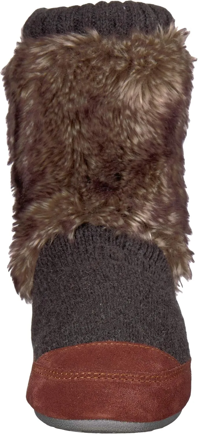 Acorn Unisex-Kid's Cozy Slouch Boot Slipper with Indoor/Outdoor Sole