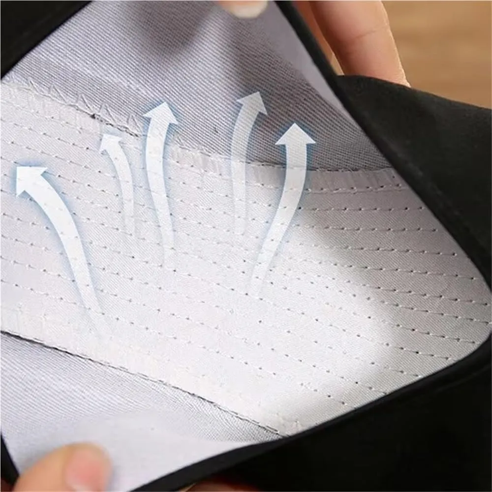 Adult Unisex Breathable Cloth Shoes Black Casual Flat Canvas Shoes