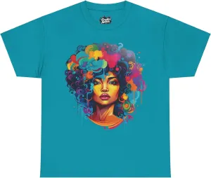Afro Sneaker Shirt - Unisex Tee to Match Sneakers | Mom Gift, Girlfriend Present | Vibrant Streetwear for Kicks