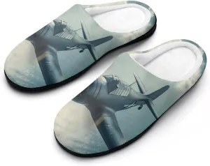 Airplane Aviation Slippers for Women Warm House Shoes Home Slippers Bedroom Shoes for Women Mom Ladies