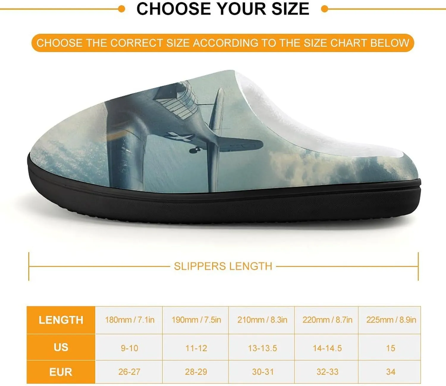 Airplane Aviation Slippers Non-slip House Slippers Home Shoes Indoor Outdoor Slippers For Girls Boys