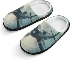 Airplane Aviation Slippers Non-slip House Slippers Home Shoes Indoor Outdoor Slippers For Girls Boys