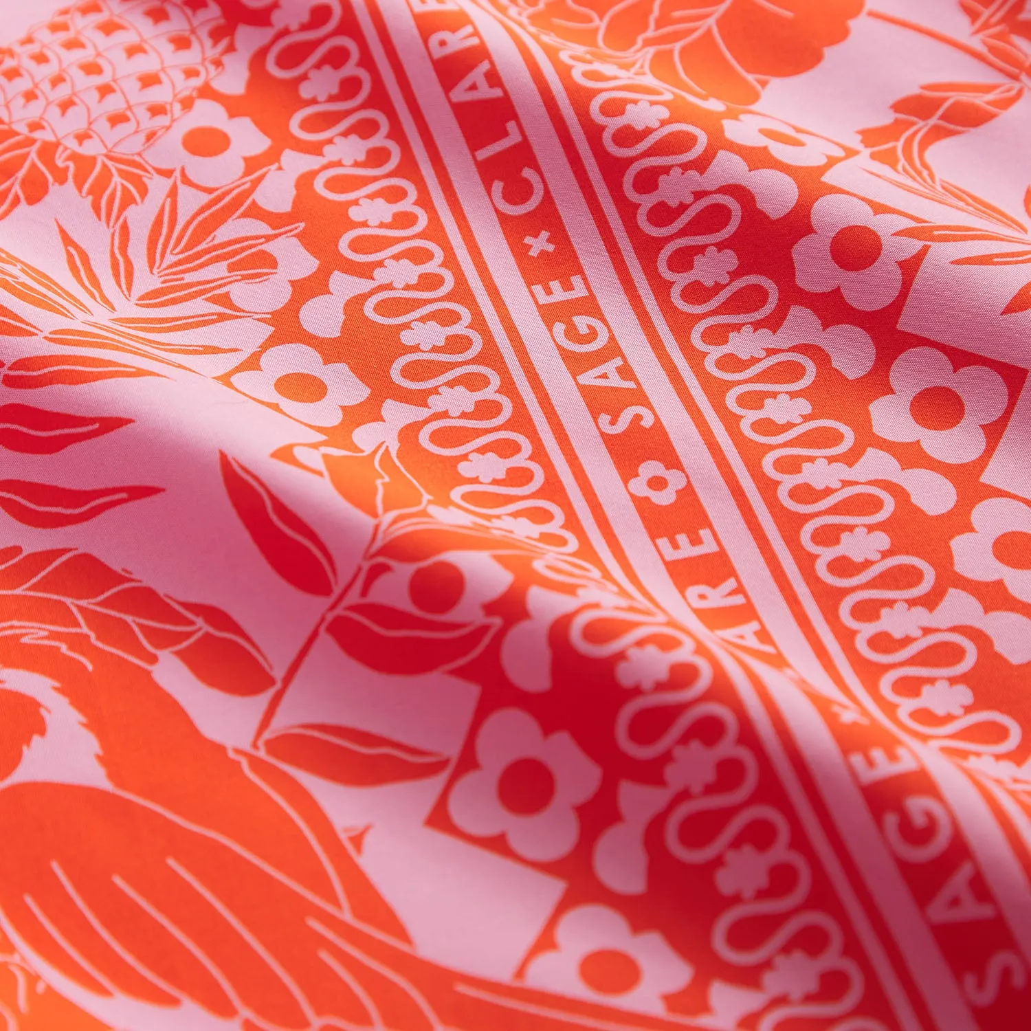 Alexa Cotton Flat Sheet Cosmos