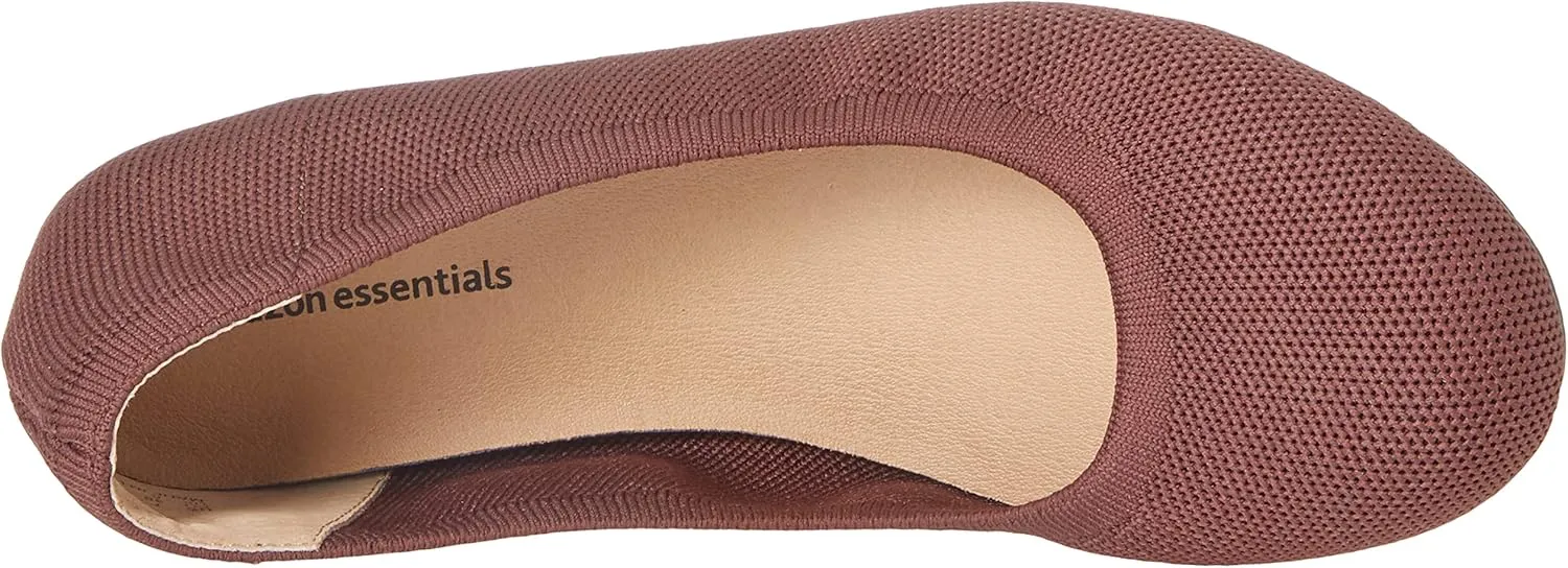 Amazon Essentials Women's Knit Ballet Flat