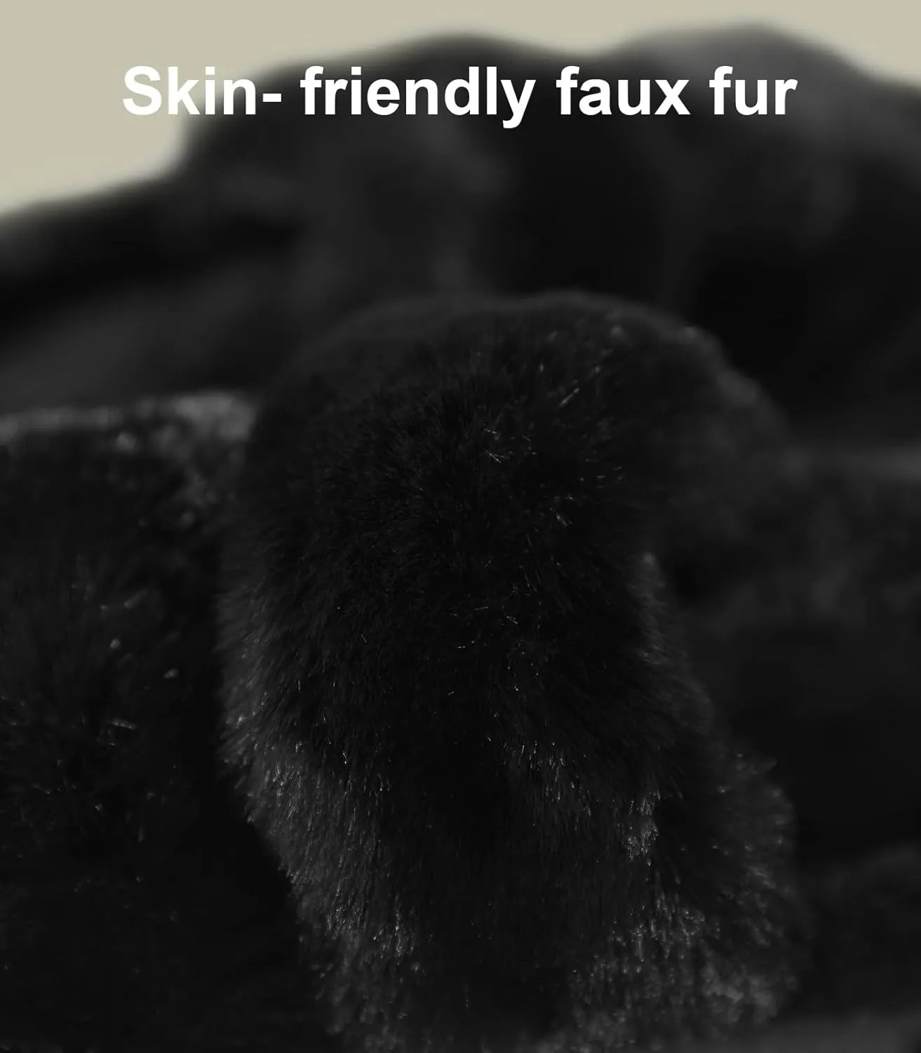 Ankis Fuzzy Slippers for Women - Ultra-Soft Skin-friendly Dual-Strap Furry Slippers | EVA Cushioned Non-Slip Sole | Cozy Memory Foam Women House Slippers | Indoor and Outdoor Cloud Slippers