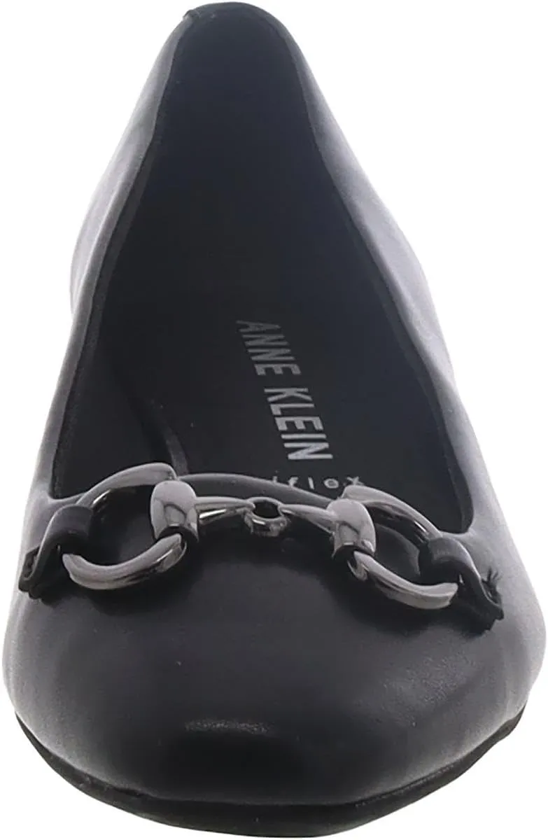 Anne Klein Womens CORA Chain Slip On Loafers