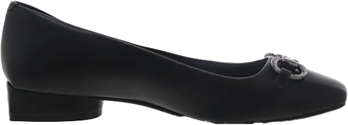 Anne Klein Womens CORA Chain Slip On Loafers