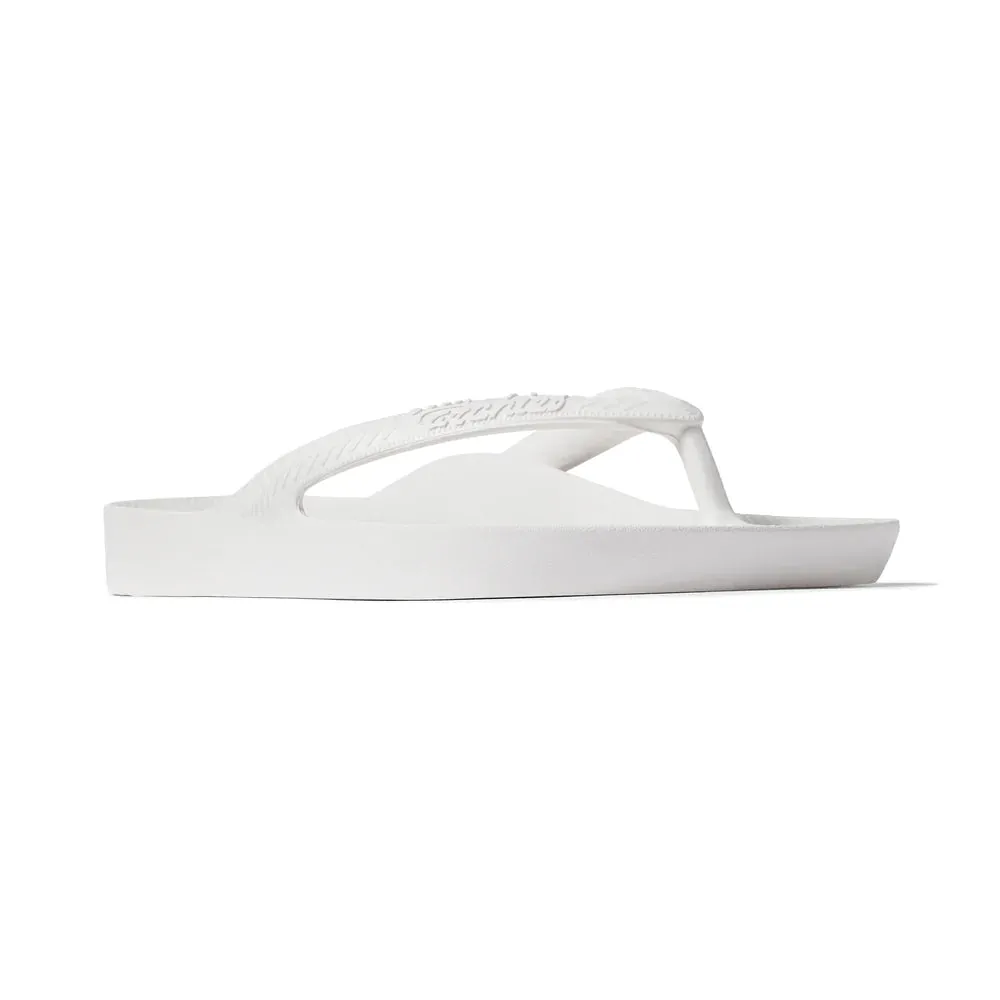 Archies Arch Support Jandals White