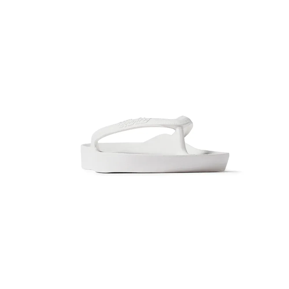 Archies Arch Support Jandals White