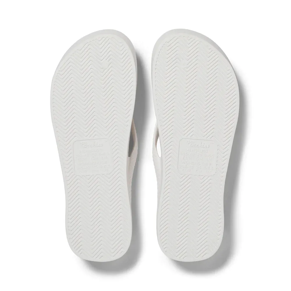 Archies Arch Support Jandals White