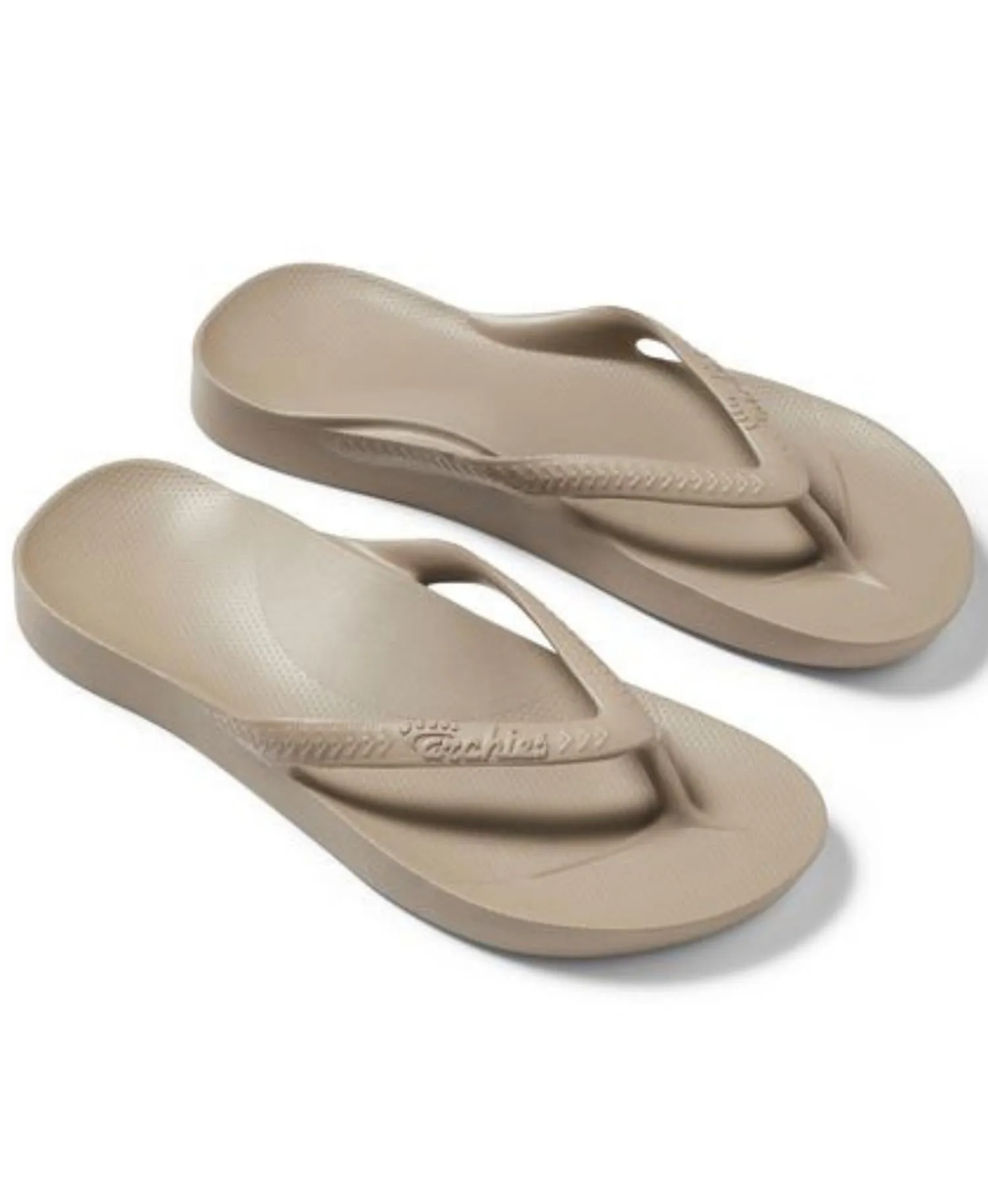 ARCHIES - TAUPE ARCH SUPPORT THONGS