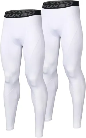 ARSUXEO Men's Compression Tights Running Pants Baselayer Legging K3