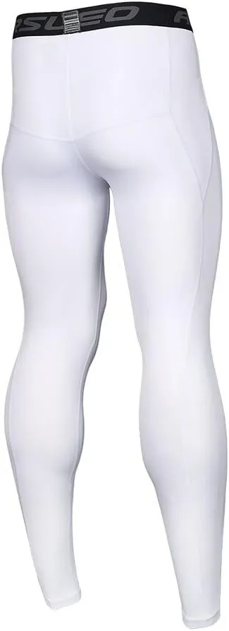 ARSUXEO Men's Compression Tights Running Pants Baselayer Legging K3