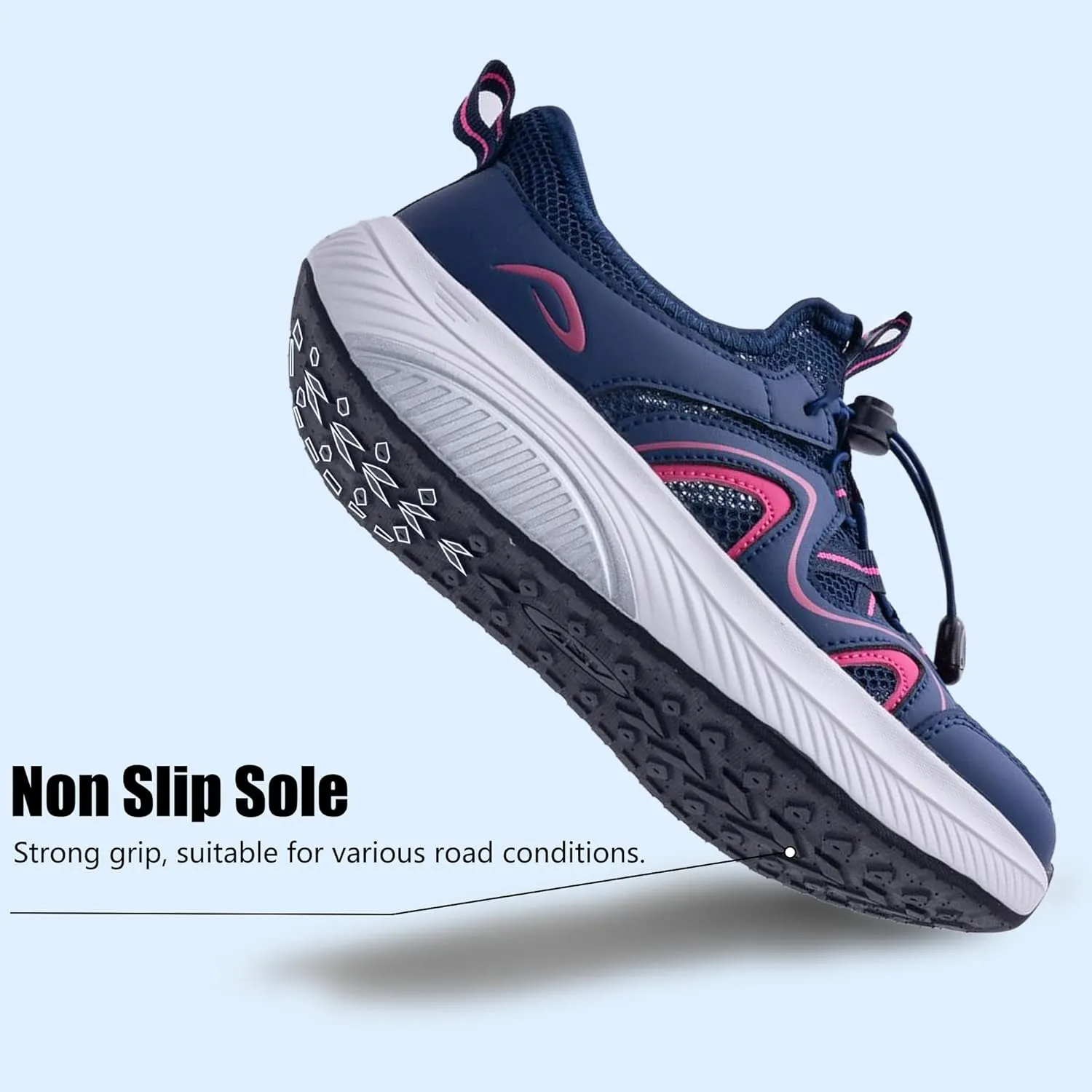 Artlea Wide Toe Box Shoes Women Walking Shoes Arch Support Plantar Fasciitis Orthotic Sneakers Slip On Running Tennis Shoes