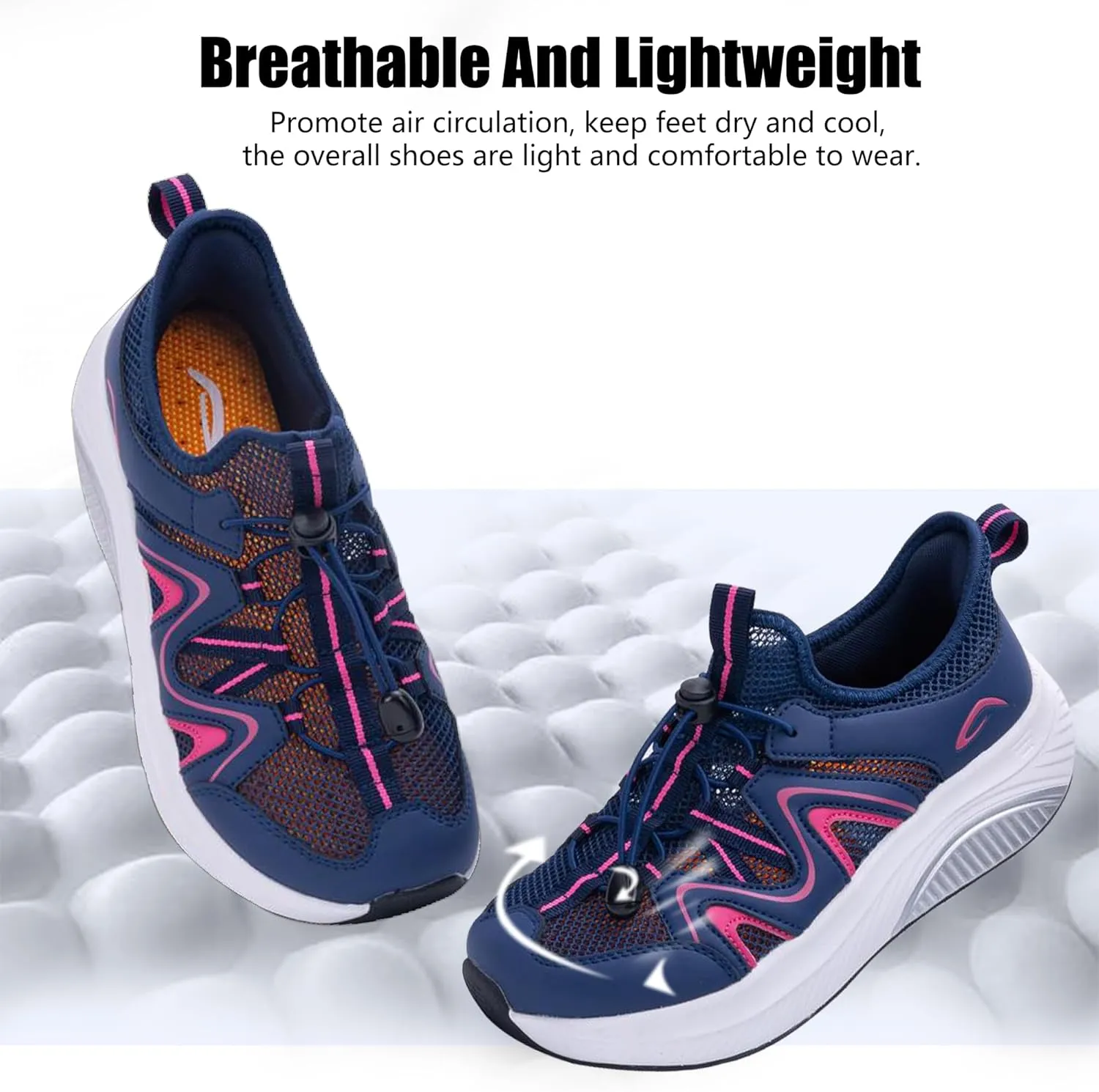 Artlea Wide Toe Box Shoes Women Walking Shoes Arch Support Plantar Fasciitis Orthotic Sneakers Slip On Running Tennis Shoes