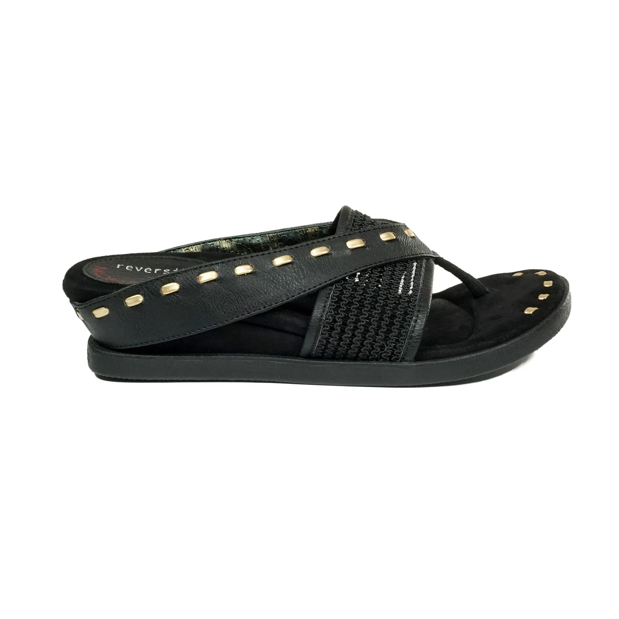 *As Is* Issa - Black flips to Metallic