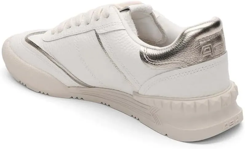 ASH Women's Podium Leather Fashion Sneaker, Comfortable Lace-Up Design, Versatile for Everyday Wear