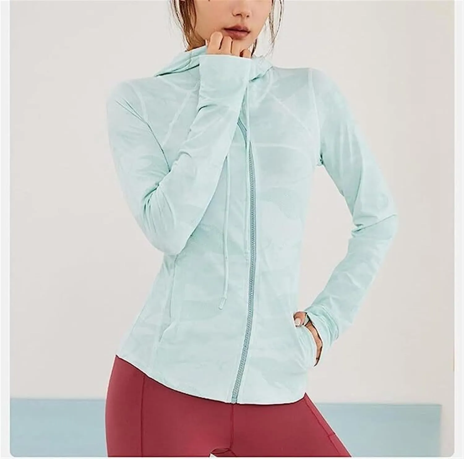 AYGJKIE Women Sun Protection Clothing Uv Protection Running Breathable SPF Jacket Slim Pressure Sun Block