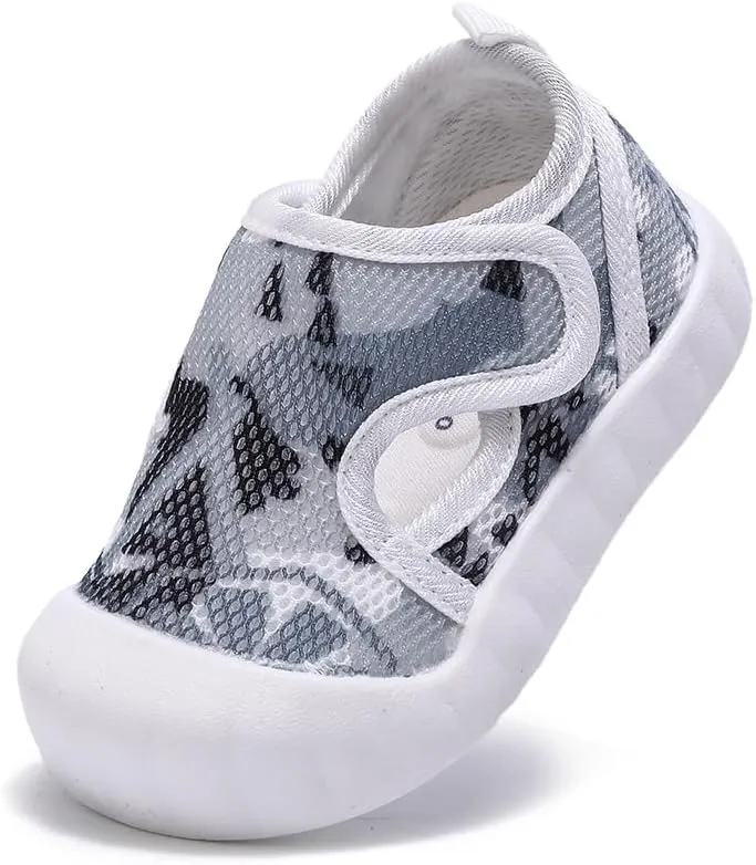 Baby Summer Sandals Breathable Mesh Rubber Sole Non-Slip Outdoor Shoes for Boys and Girls 9-30 Months