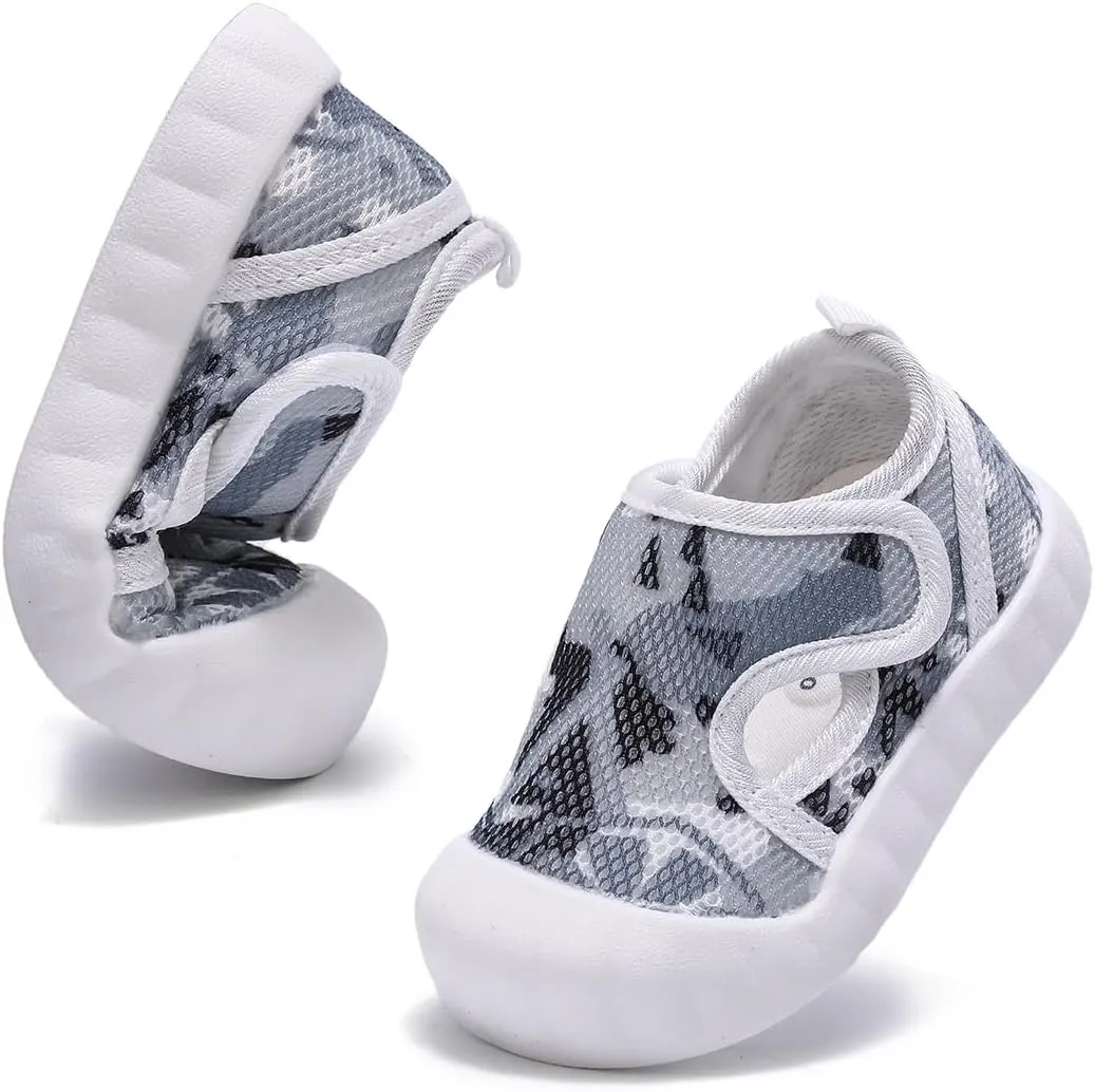 Baby Summer Sandals Breathable Mesh Rubber Sole Non-Slip Outdoor Shoes for Boys and Girls 9-30 Months