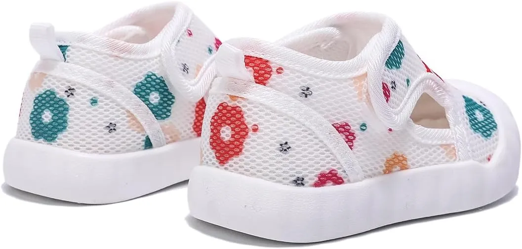Baby Summer Sandals Breathable Mesh Rubber Sole Non-Slip Outdoor Shoes for Boys and Girls 9-30 Months