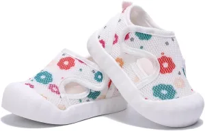 Baby Summer Sandals Breathable Mesh Rubber Sole Non-Slip Outdoor Shoes for Boys and Girls 9-30 Months