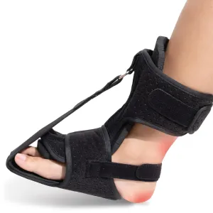 Ballotte Plantar Fasciitis Night Splint, Day & Overnight Cushioned Foot Splint for Heel Pain, Plantar Fasciitis Relief & Better Sleep, Adjustable Planters Facetious Relief Brace for Men & Women (BLK)