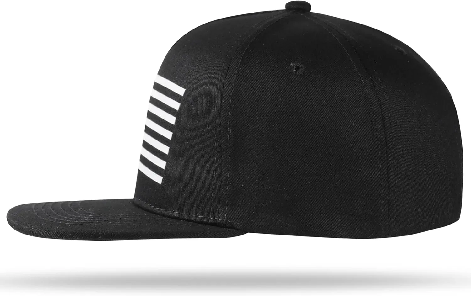 Baseball Cap, Snapback Trucker Hat for Men & Women with American Flag and Adjustable, Breathable Mesh, Flat Bill Hats