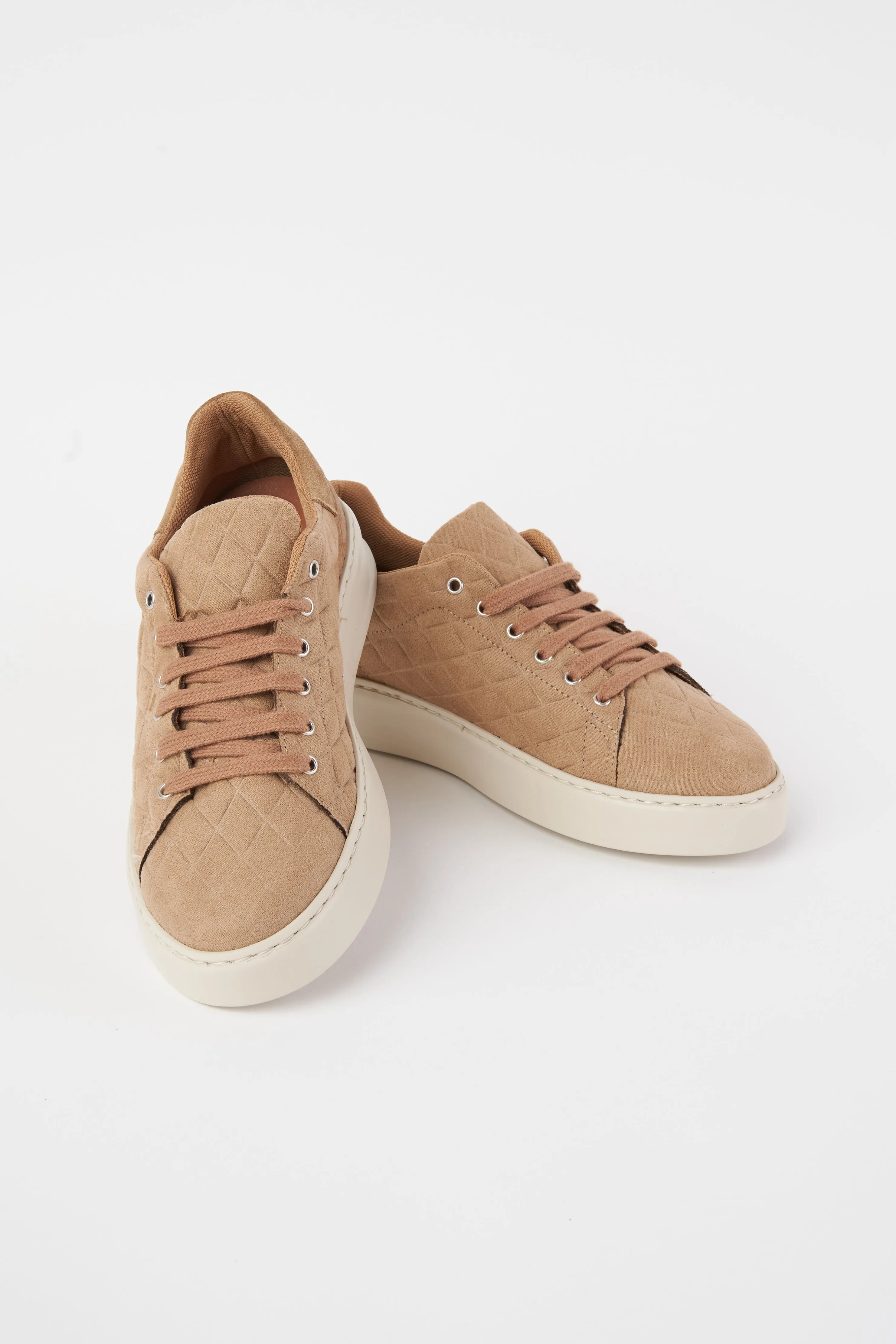 Belle Rose Sneaker - Beige
