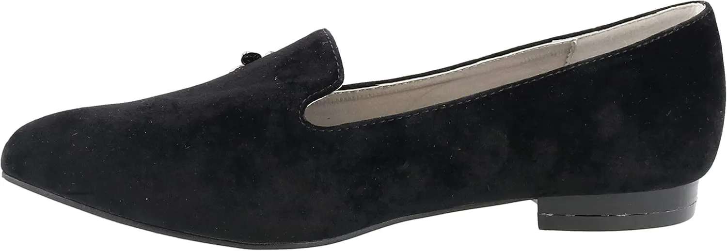 Bellini Women's Dragonfly Black Velvet Flat