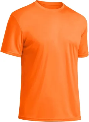 BIYLACLESEN Men's Sun Protection Short Sleeve T-Shirt UPF 50  Breathable Quick-Dry Performance Shirts Athletic Runing Top