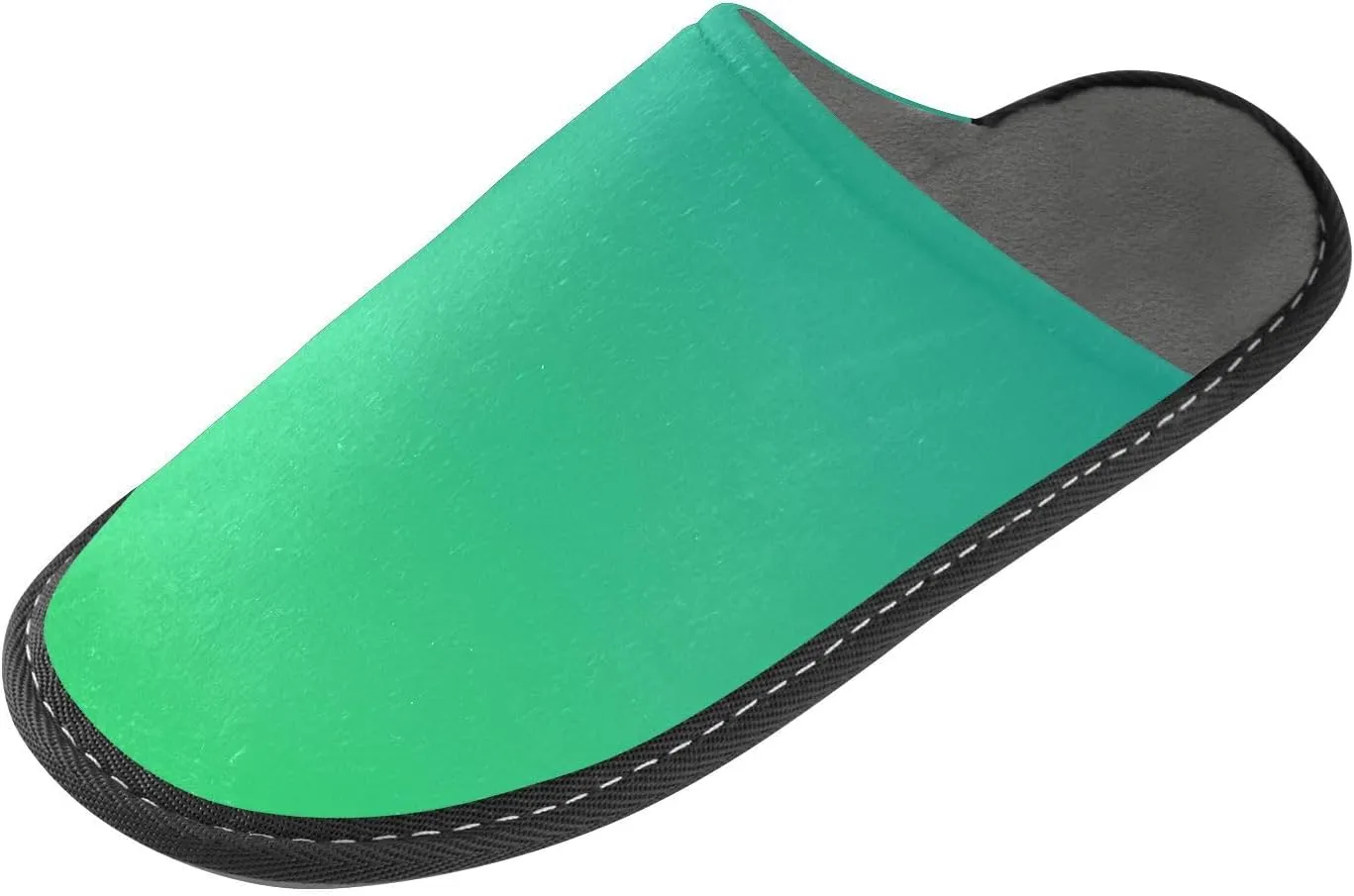 Blue Orange Gradient House Slippers for Women Men Non-Slip Slipper Socks