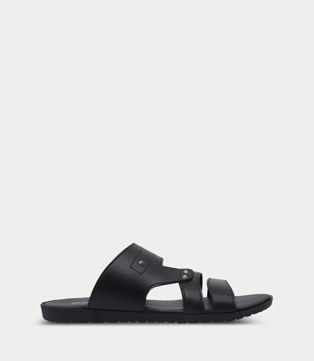 BM6891-BLACK-Men Slipper