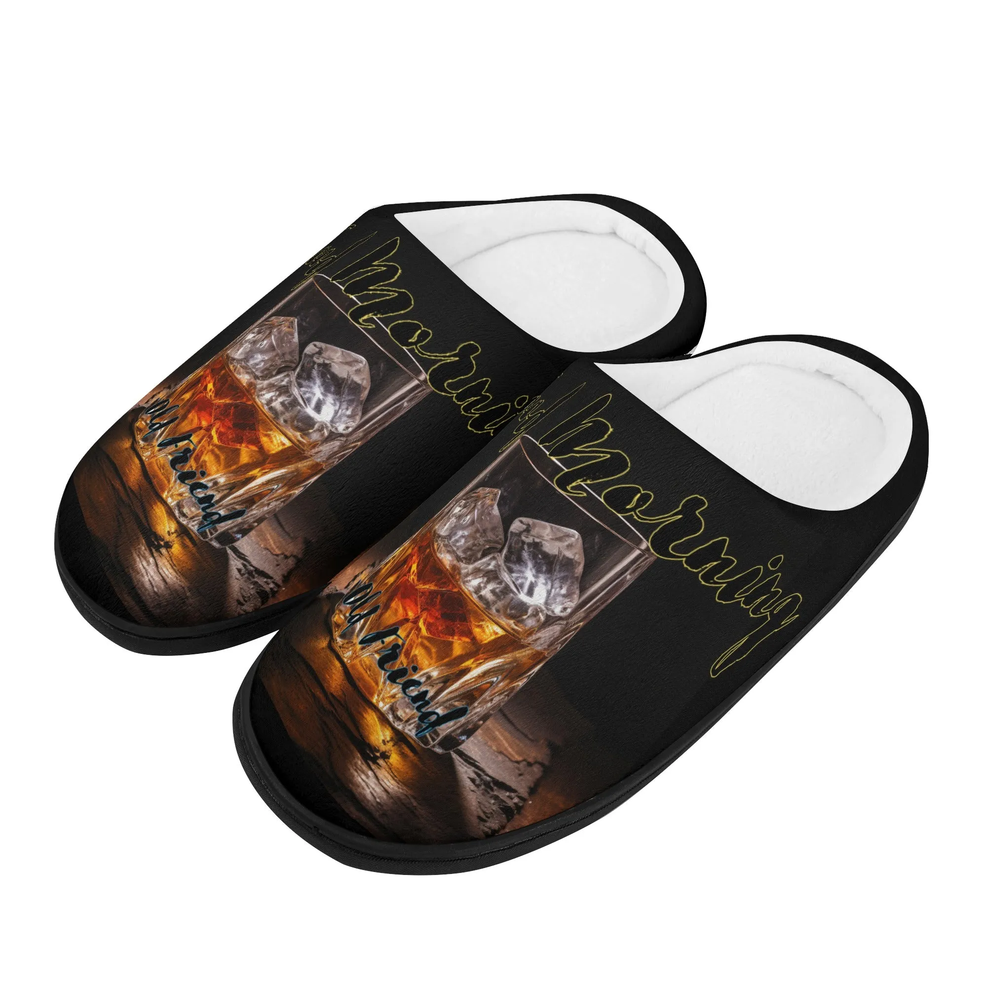 Booze Across America Unisex Rubber-Soled Slippers