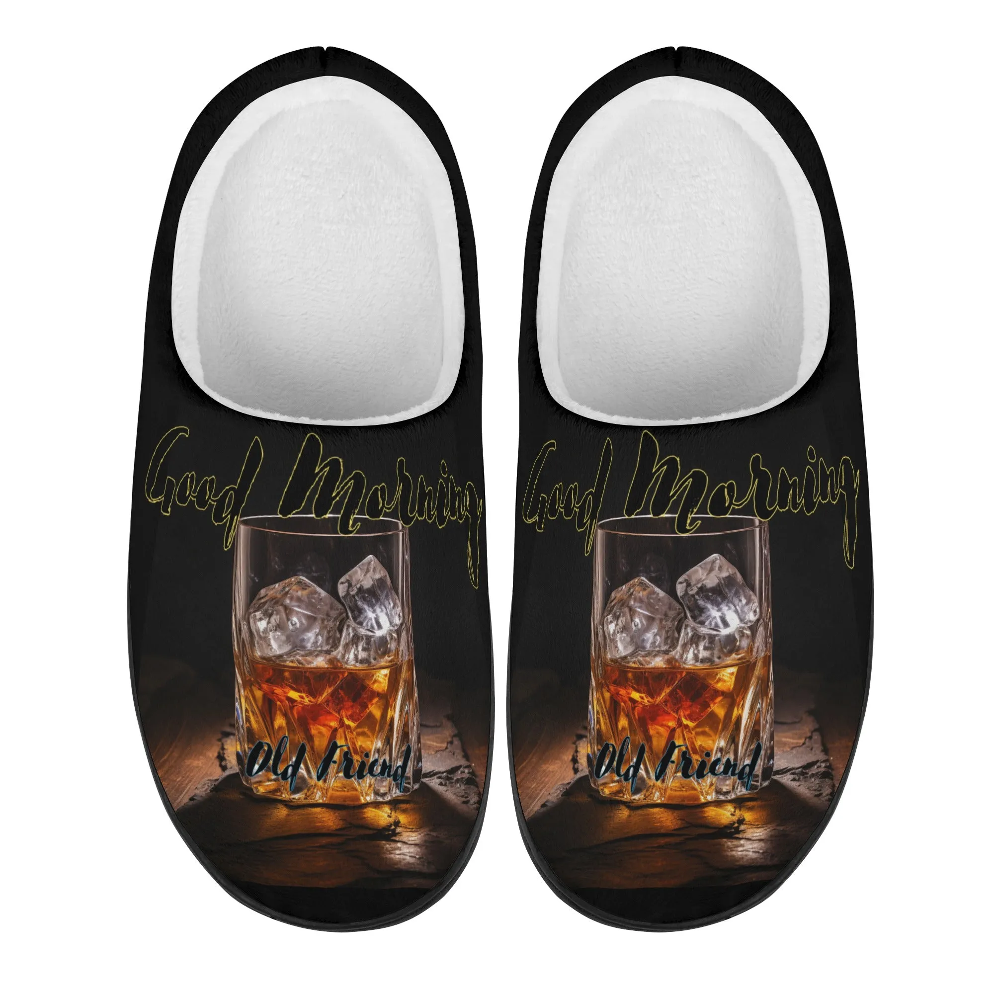 Booze Across America Unisex Rubber-Soled Slippers