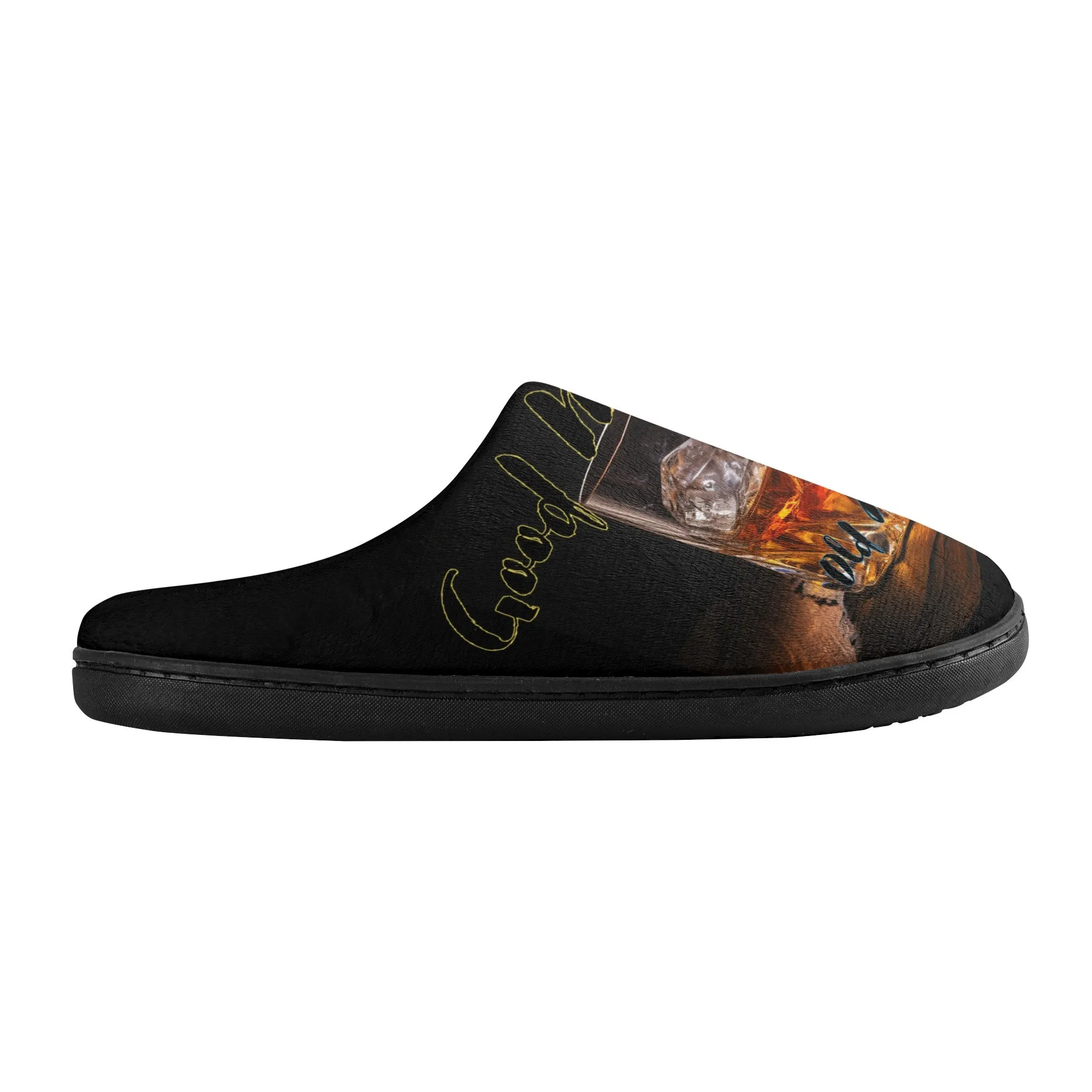 Booze Across America Unisex Rubber-Soled Slippers