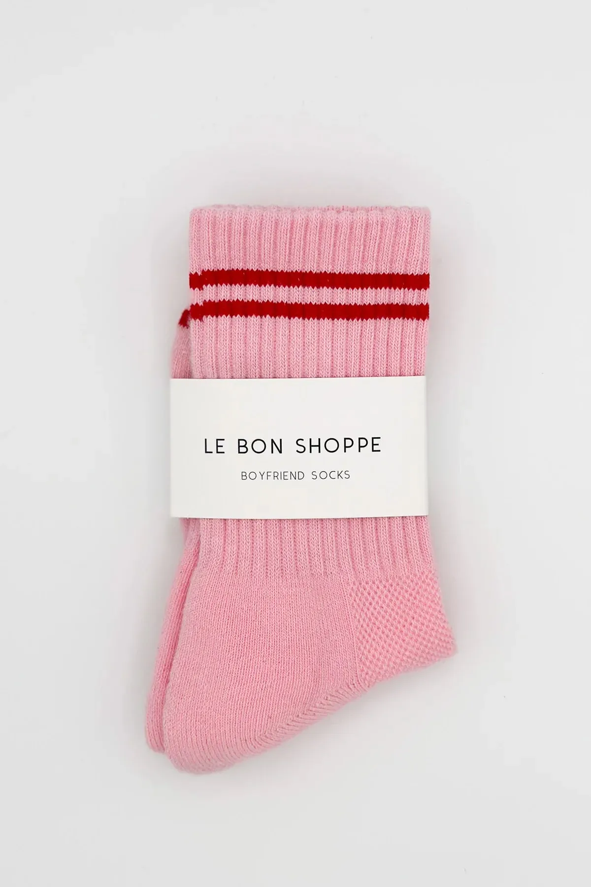 Boyfriend Socks - Armour Pink