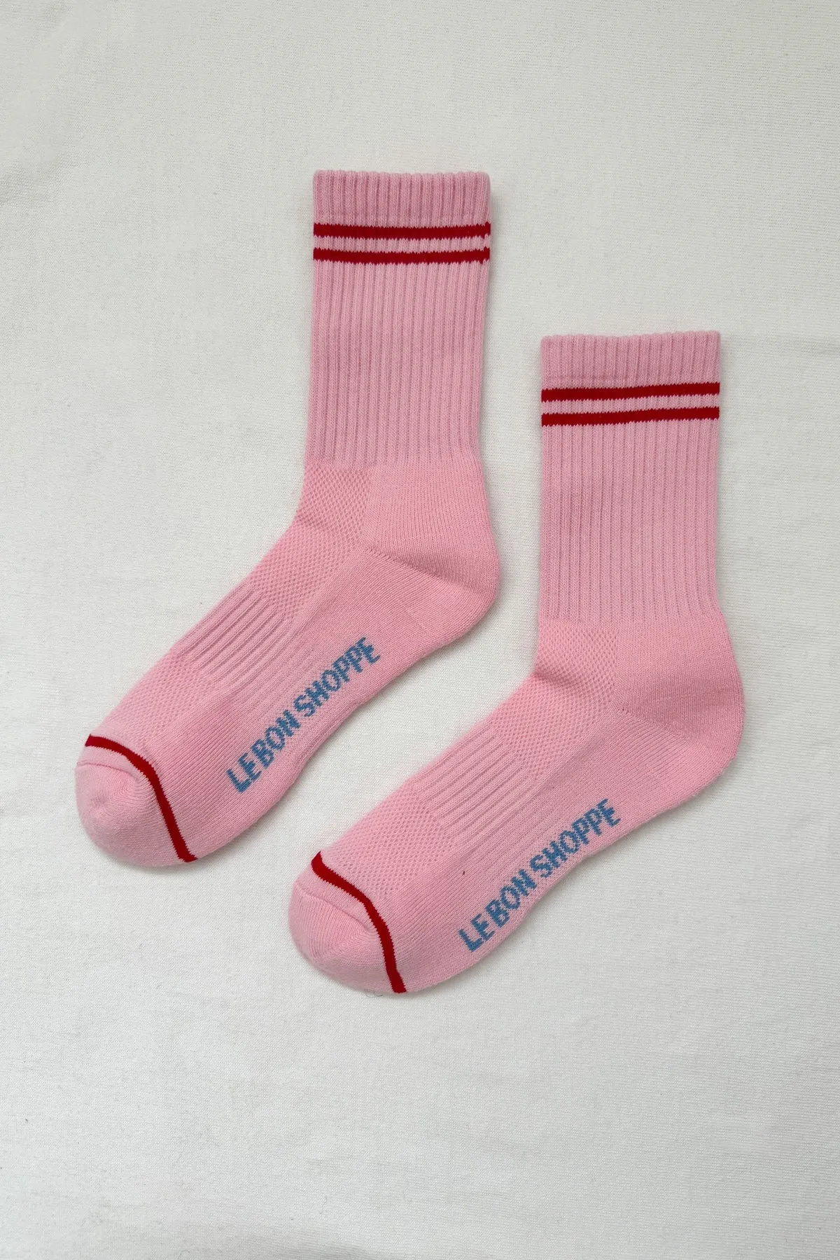 Boyfriend Socks - Armour Pink