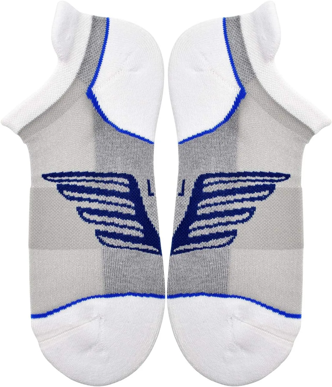 Busy Socks Compression Ankle Cushioned Running Sport Socks for Men Women, Low Cut Arch Support Tab Athletic Socks 3 Pairs